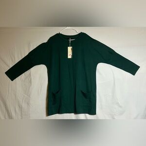 Women's Long Sleeve Green Top